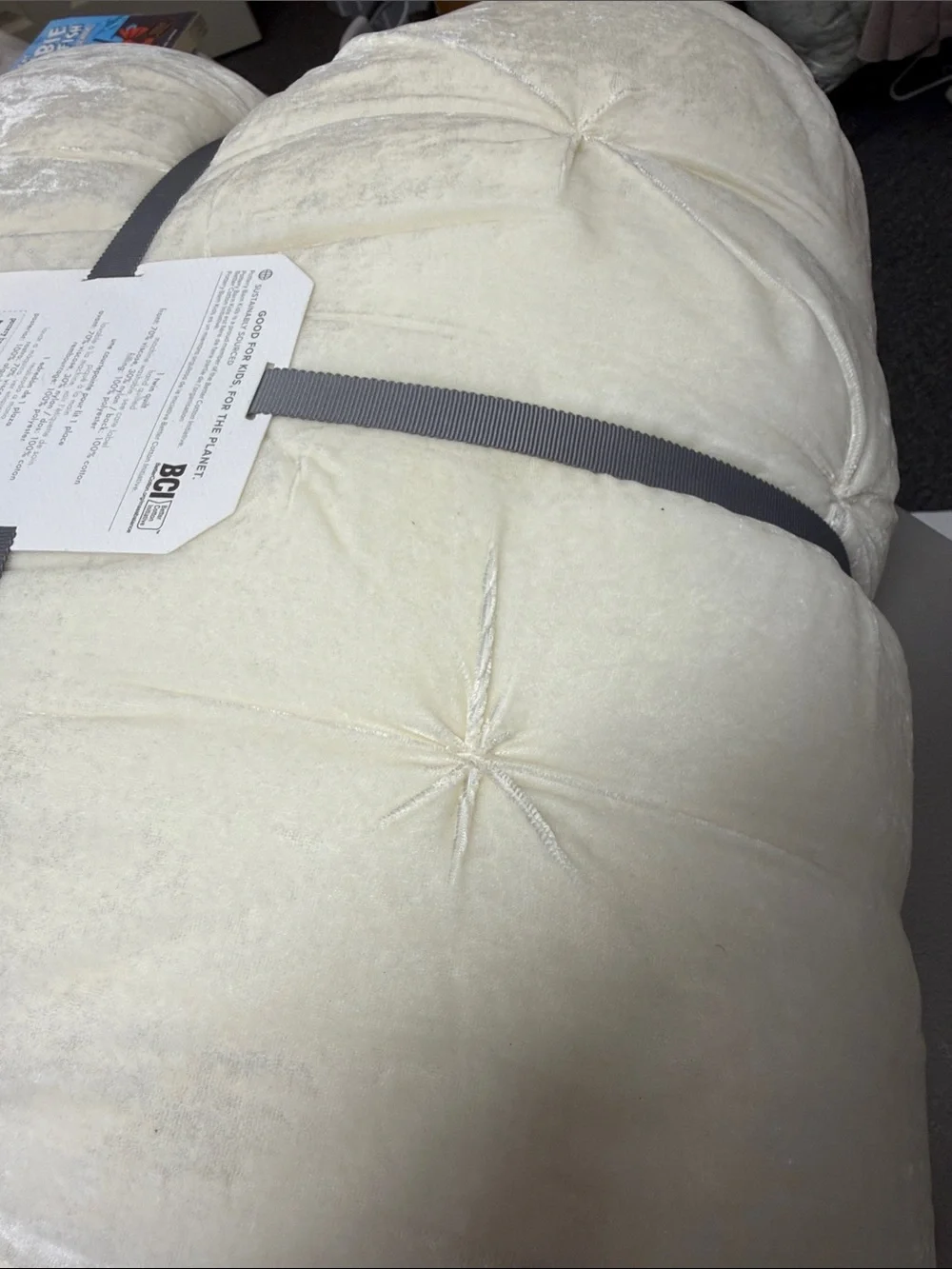 Pottery Barn x Monique Lhuillier Velvet Pintuck Twin Quilt in White RARE NWT
